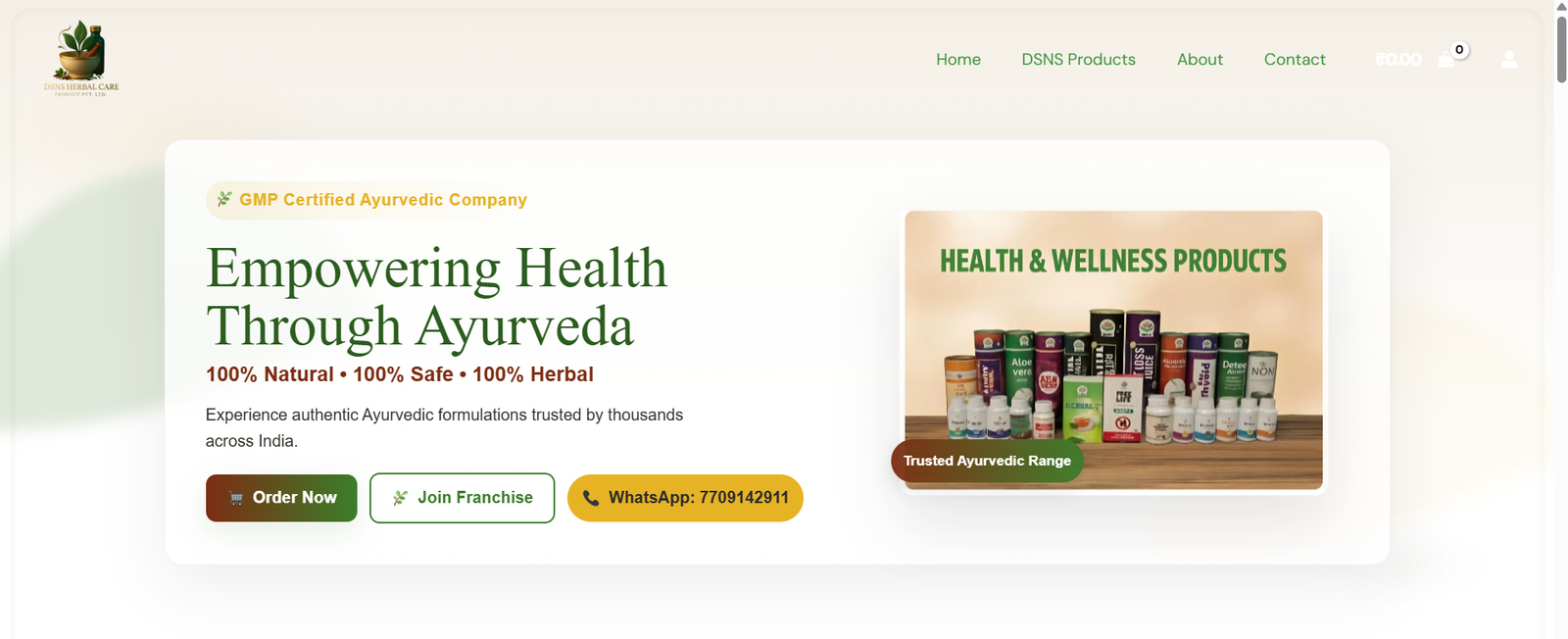 DSNS Herbal Care project